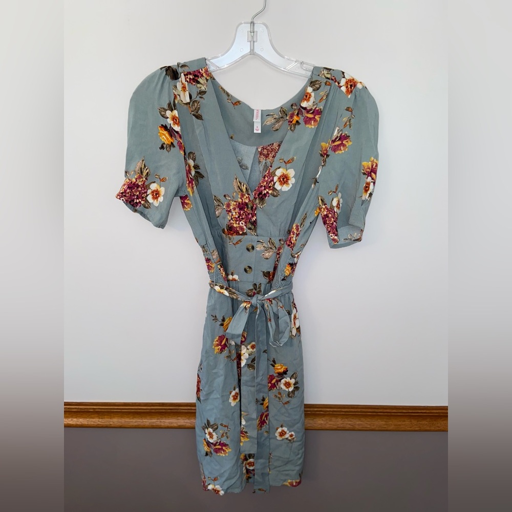 Blue flower dress, Target brand, size S